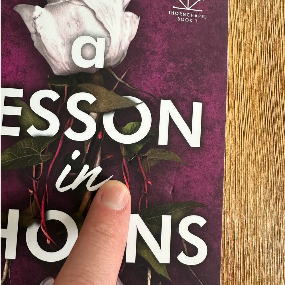 A Lesson In Thorns By Sierra Simone Digitally Signed Paperback - Picture 9 of 9